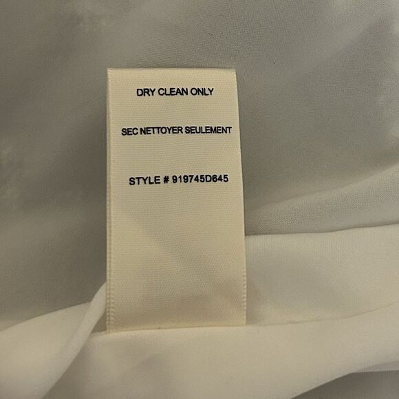 Rebecca Taylor Slub Suit Dress 8 Light Gray Sleevless Fit & Flare Woven Cotton - Picture 13 of 13